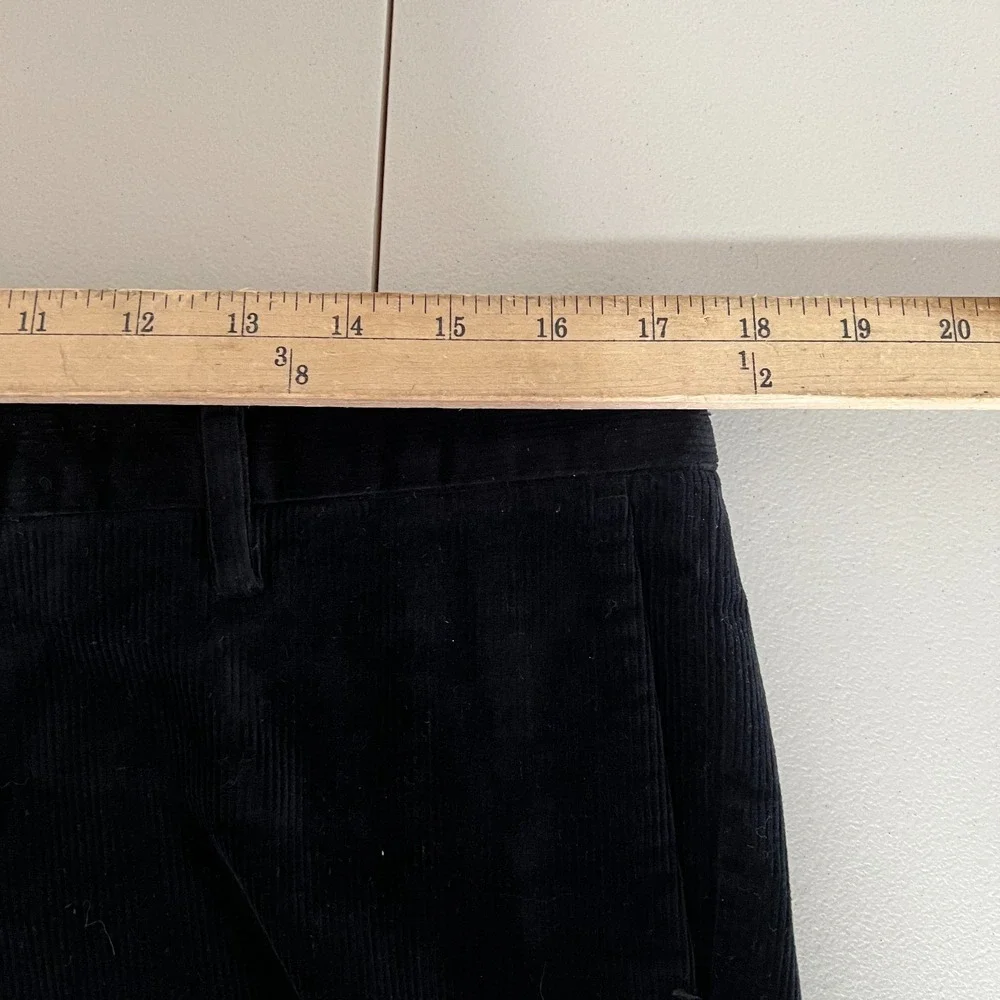 Polo Ralph Lauren Corduroy Chino‎ Pants Mens 35x32 New Black Straight Slim Fit
